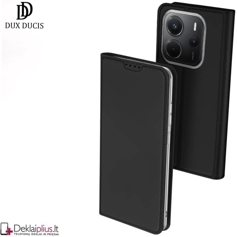Dux Ducis Skin Pro dirbtinės odos dėklas - juodas (Xiaomi Redmi Note 14 4G) Dux Ducis Skin Pro dirbtinės odos dėklas - juodas (Xiaomi Redmi Note 14 4G)
